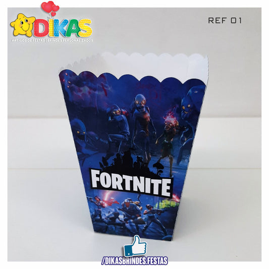 CAIXA DE PIPOCA/BATATA - FORTNITE