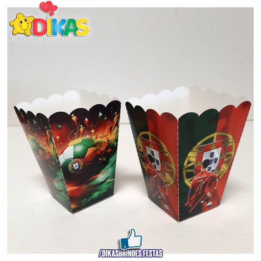 CAIXA DE PIPOCA/BATATA - FUTEBOL PORTUGAL