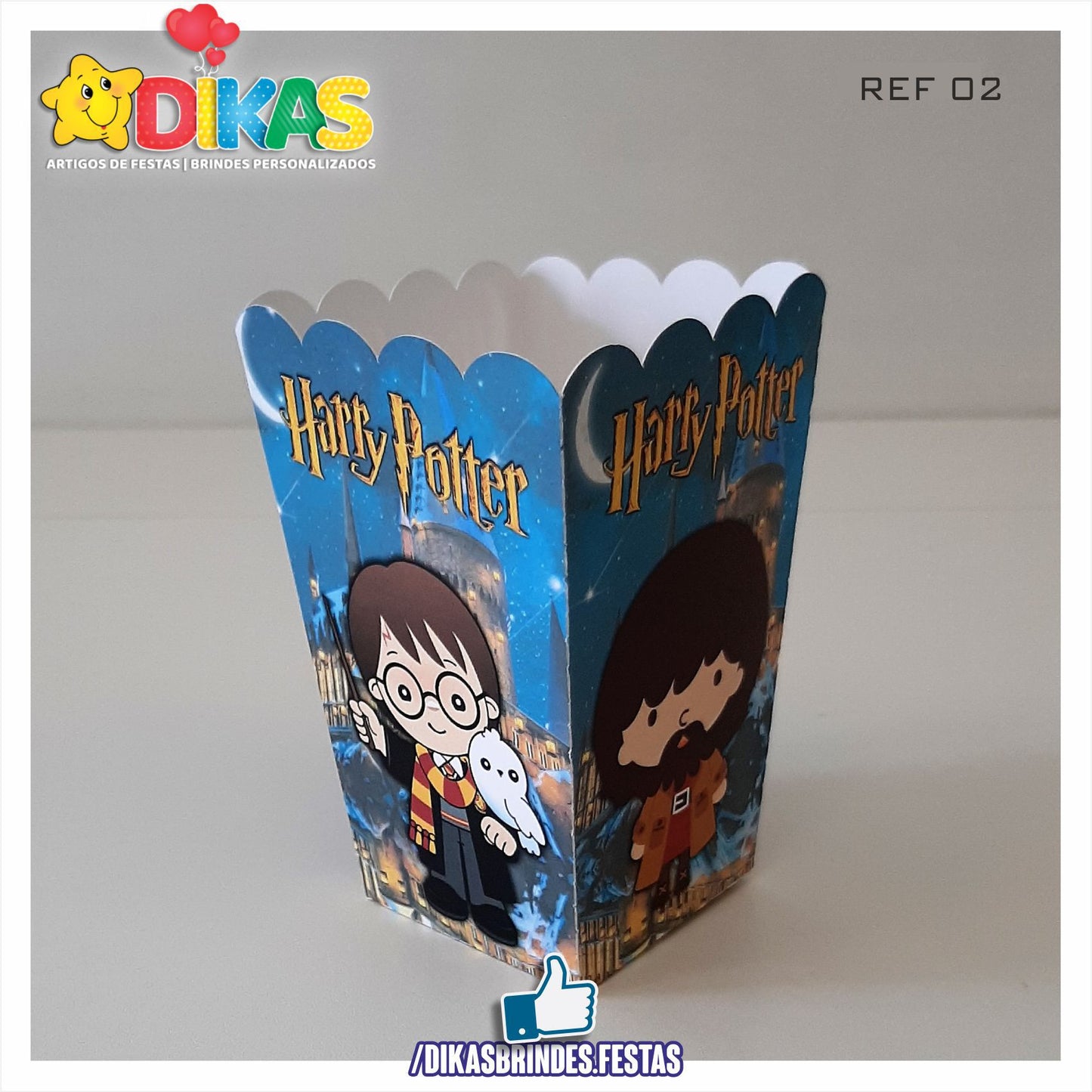 CAIXA DE PIPOCA/BATATA - HARRY POTTER