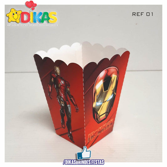 CAIXA DE PIPOCA/BATATA - IRON MAN