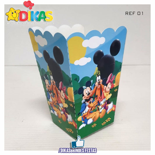 CAIXA DE PIPOCA/BATATA - MICKEY E OS AMIGOS