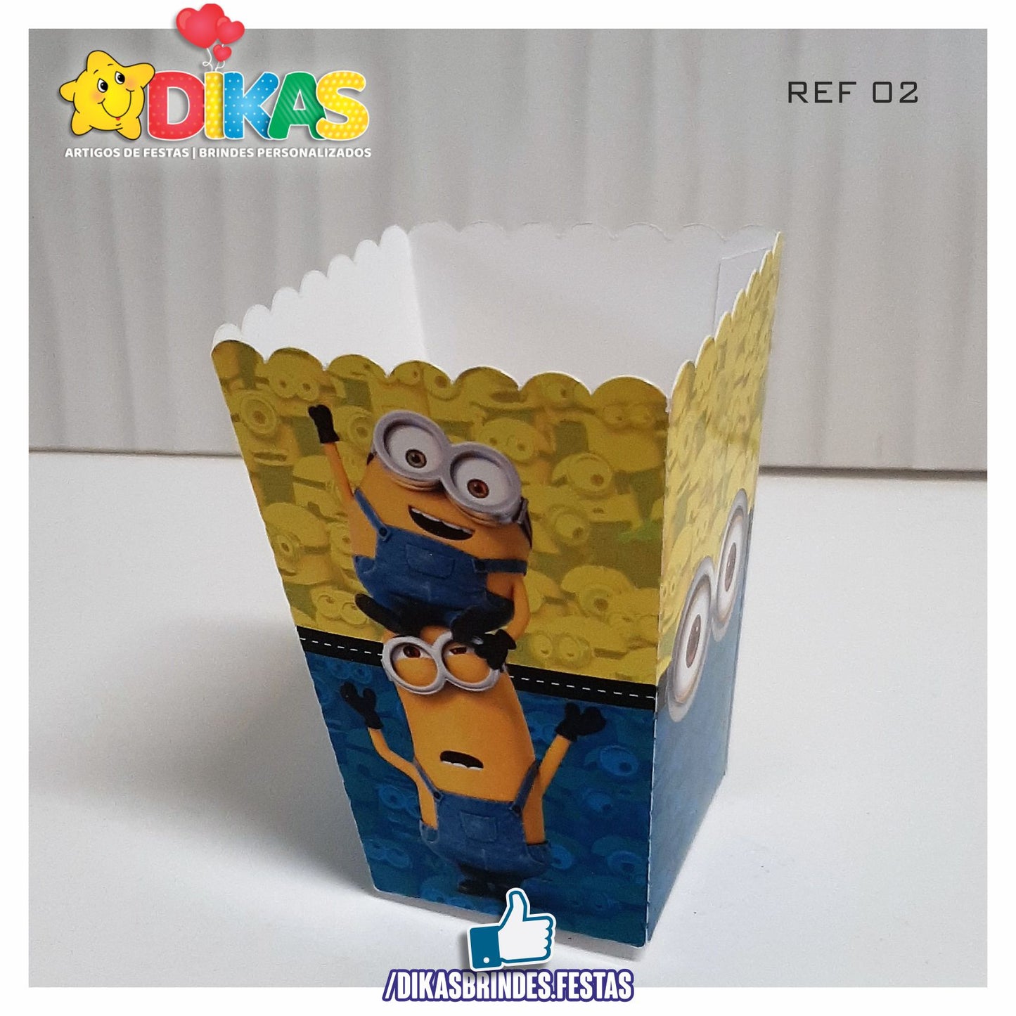 CAIXA DE PIPOCA/BATATA - MINIONS