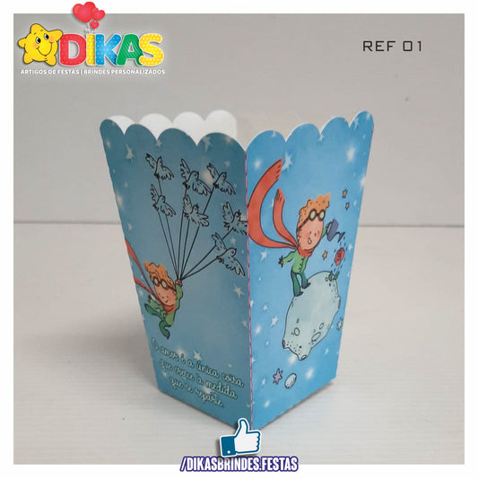 CAIXA DE PIPOCA/BATATA - PEQUENO PRÍNCIPE