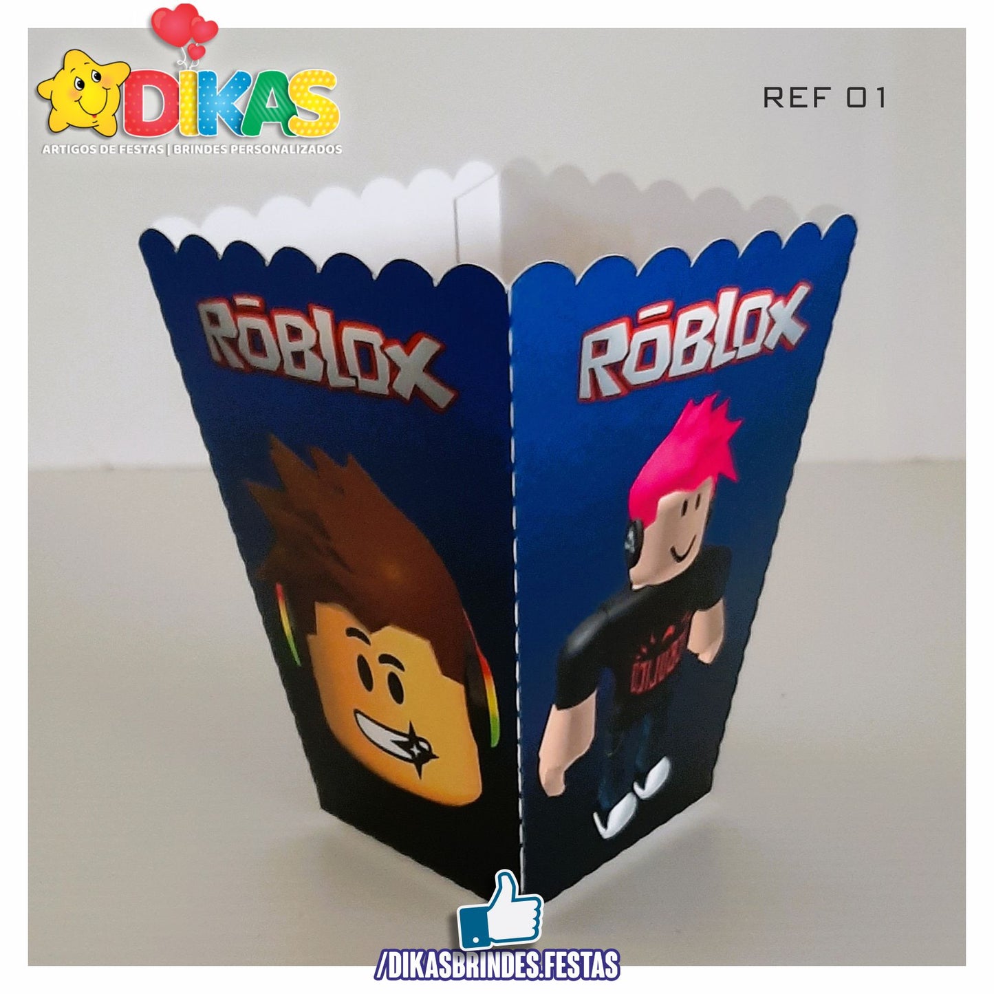 CAIXA DE PIPOCA/BATATA - ROBLOX