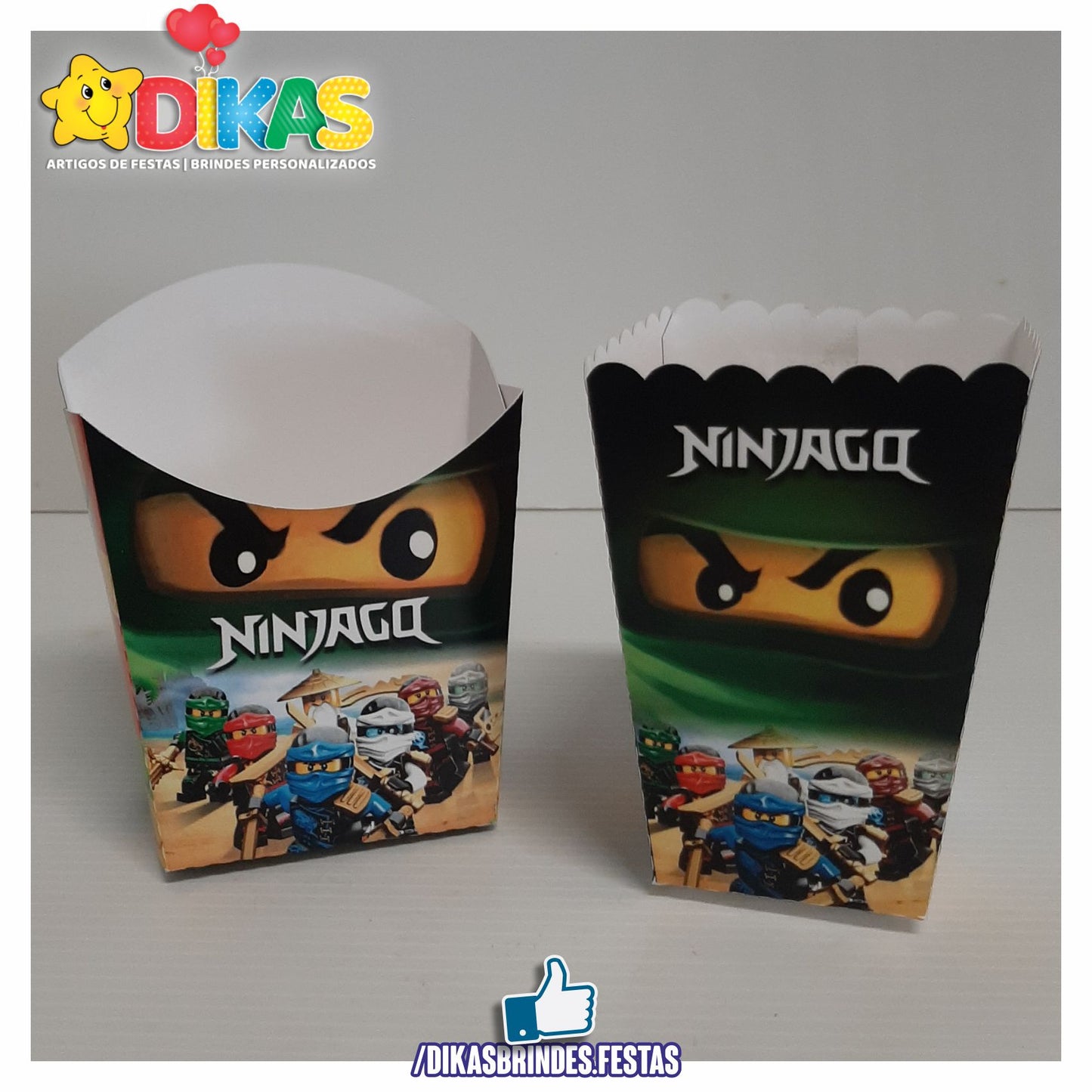 CAIXA DE PIPOCA/BATATA - NINJAGO