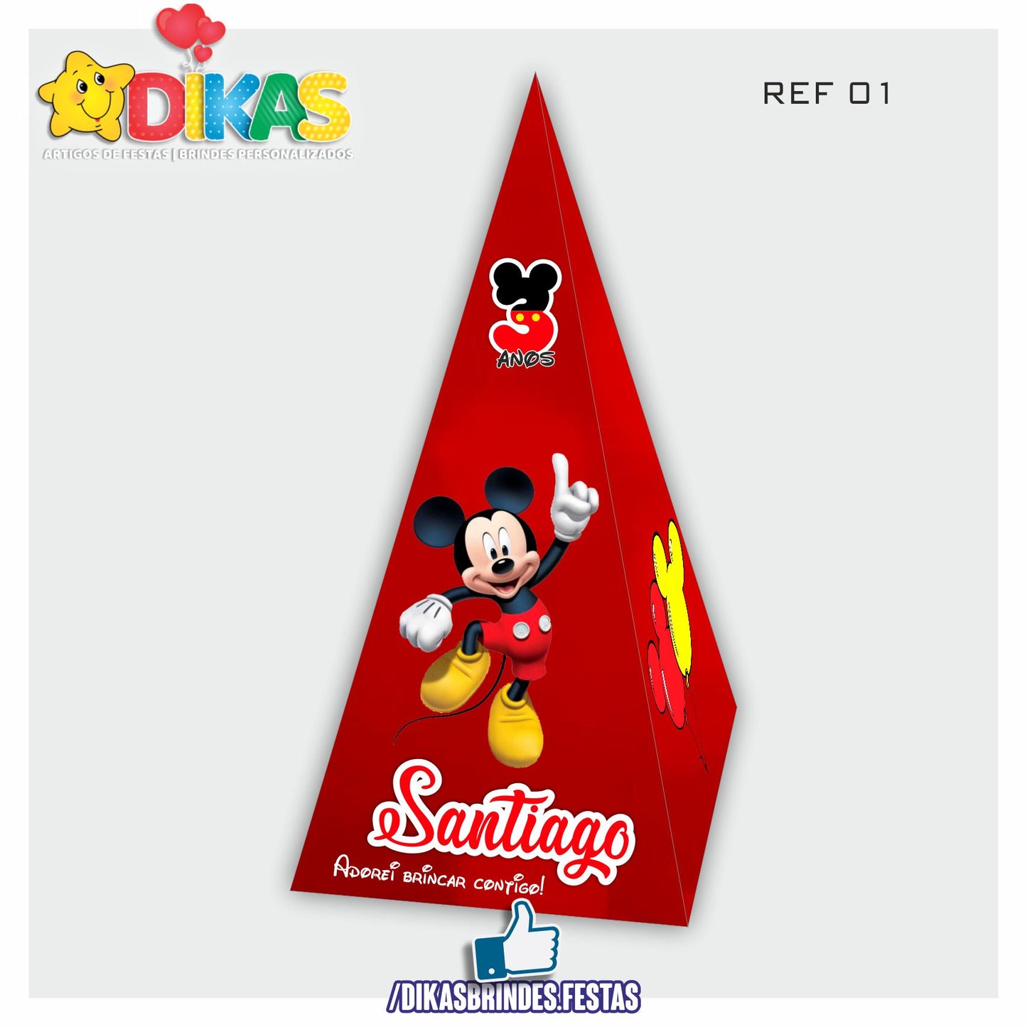 CAIXAS PERSONALIZADAS PARA BRINDES - MICKEY
