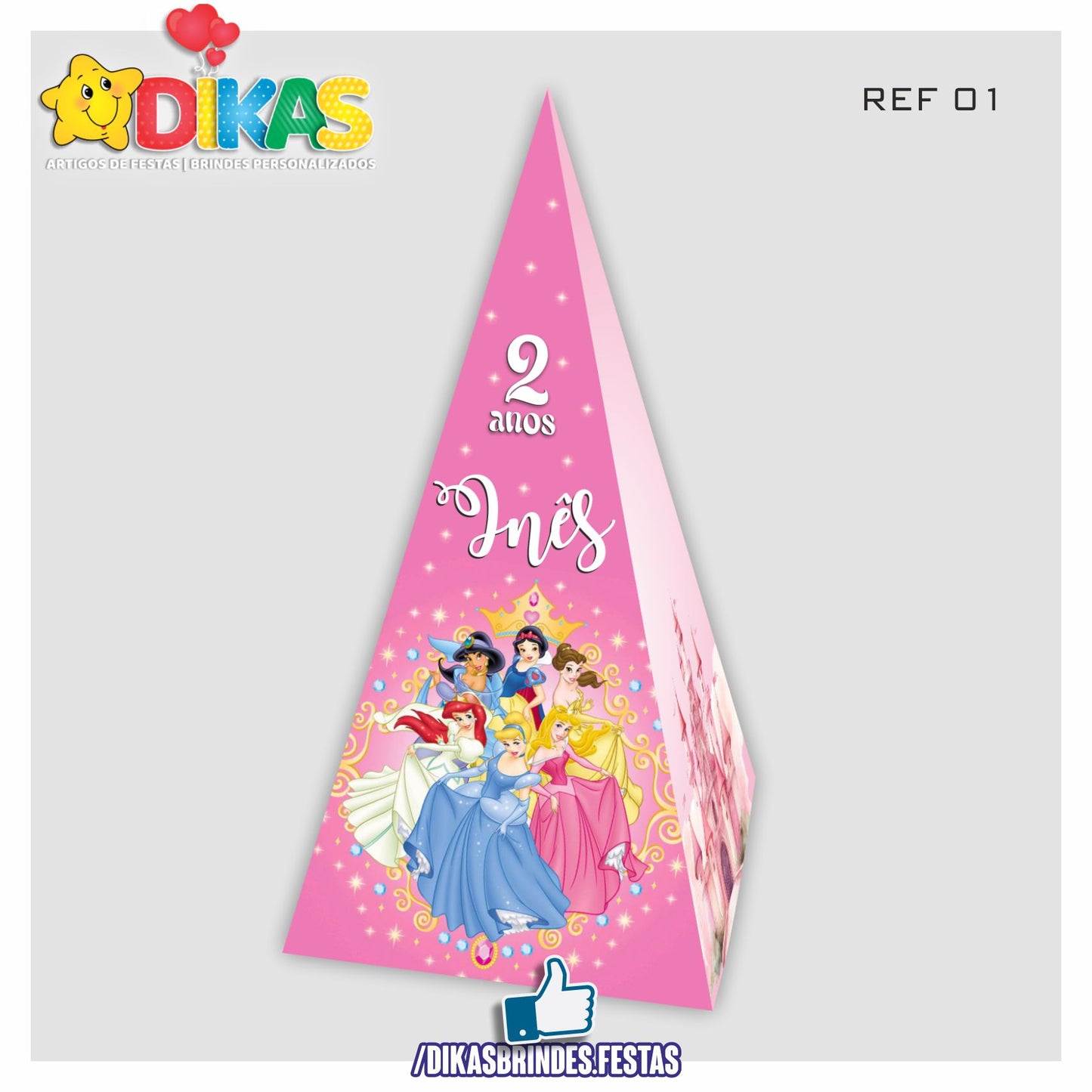 CAIXAS PERSONALIZADAS PARA BRINDES - PRINCESAS DISNEY