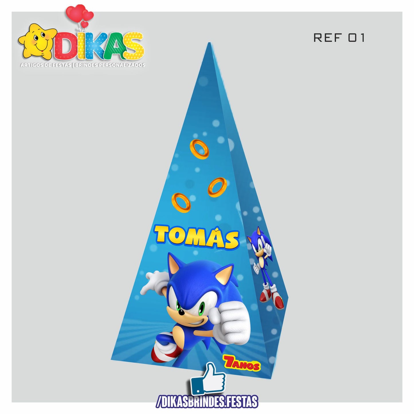 CAIXAS PERSONALIZADAS PARA BRINDES - SONIC