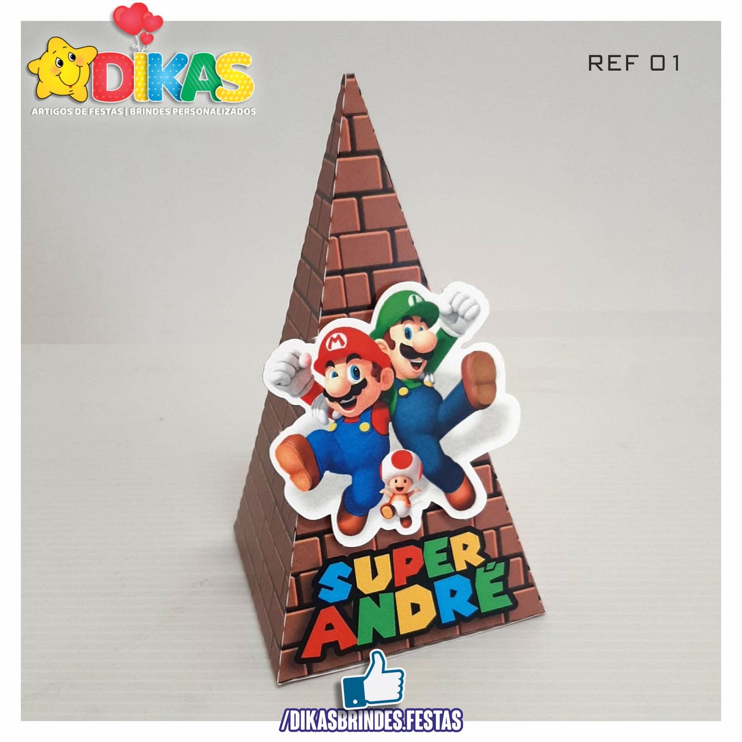 CAIXAS PERSONALIZADAS PARA BRINDES - MARIO BROS