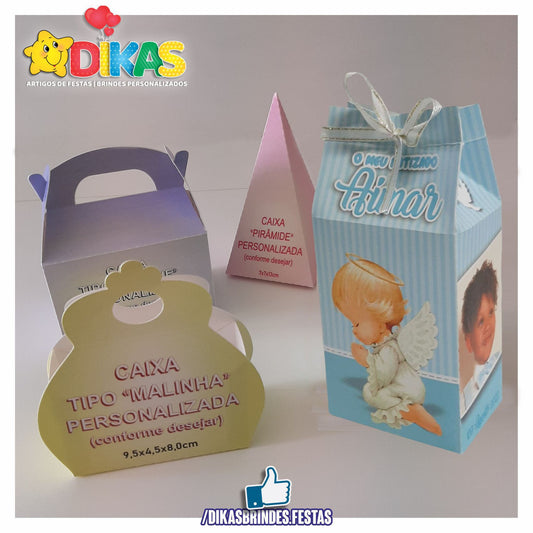 CAIXAS PERSONALIZADAS PARA BRINDES - BATIZADO