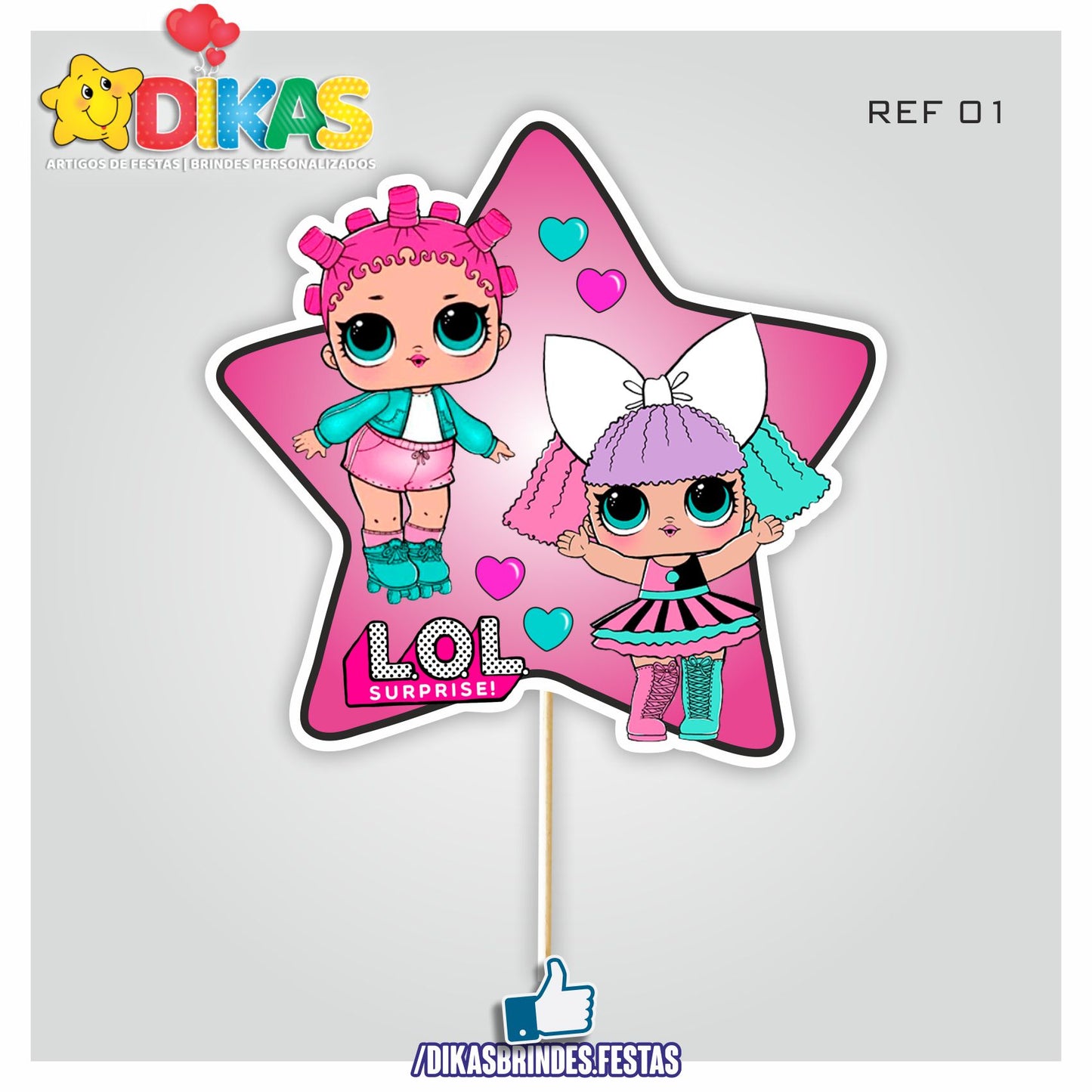 FIGURAS DECORATIVAS PARA BOLO - LOL