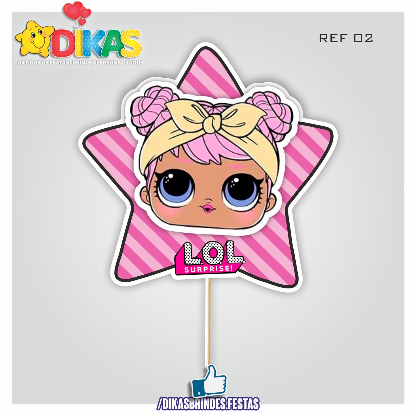 FIGURAS DECORATIVAS PARA BOLO - LOL