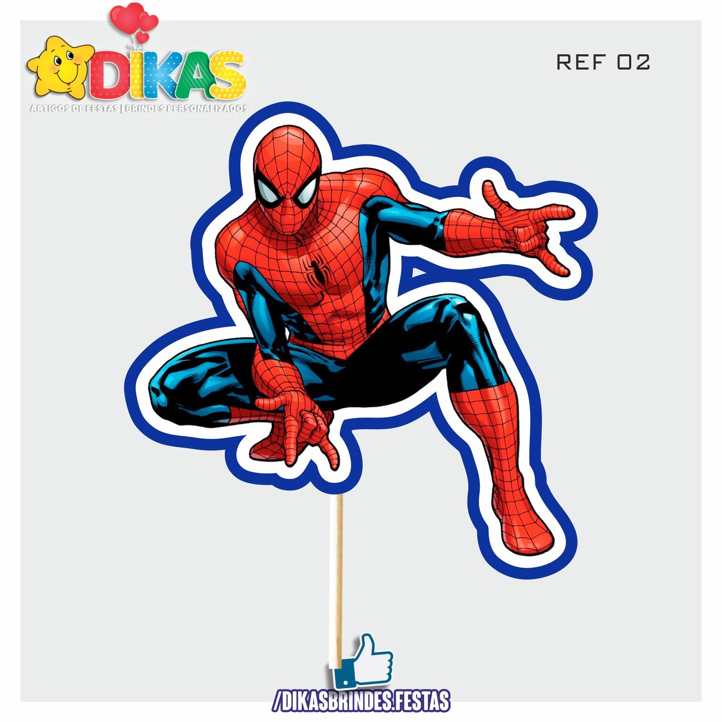 FIGURAS DECORATIVAS PARA BOLO - HOMEM ARANHA