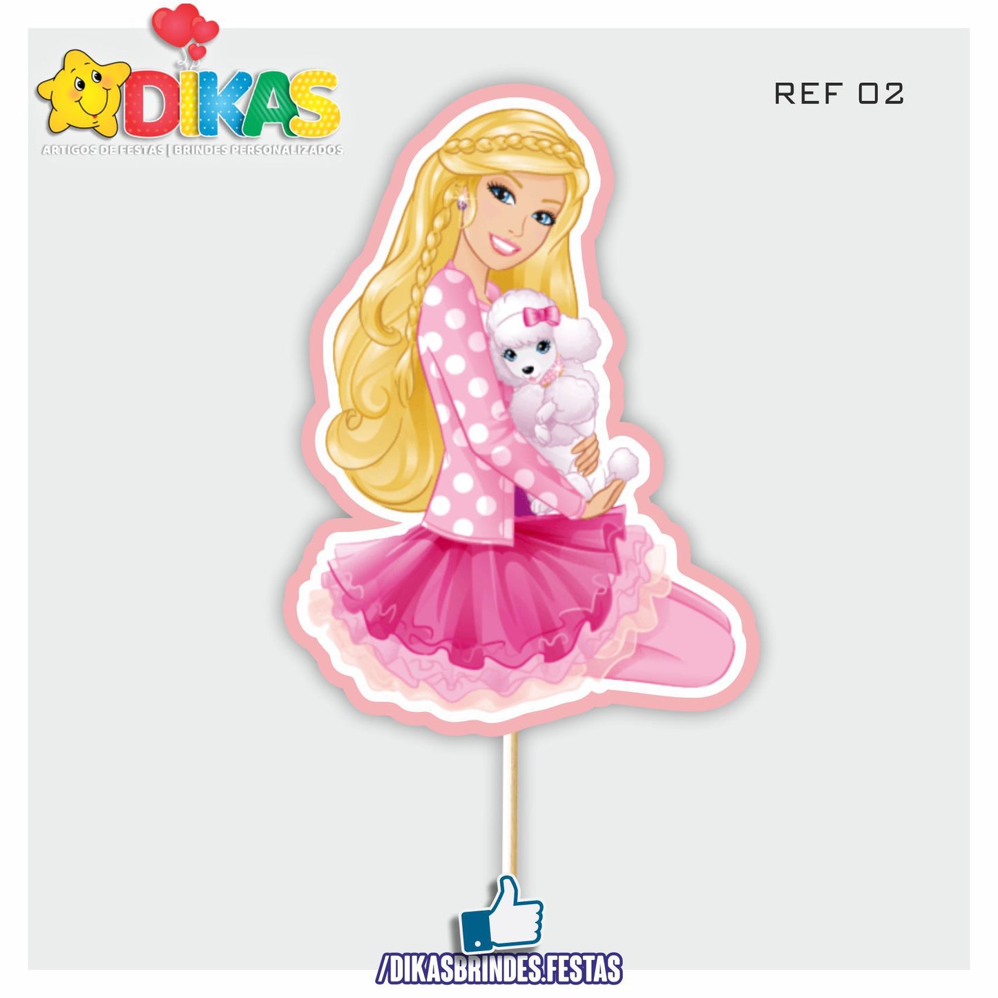 FIGURAS DECORATIVAS PARA BOLO - BARBIE