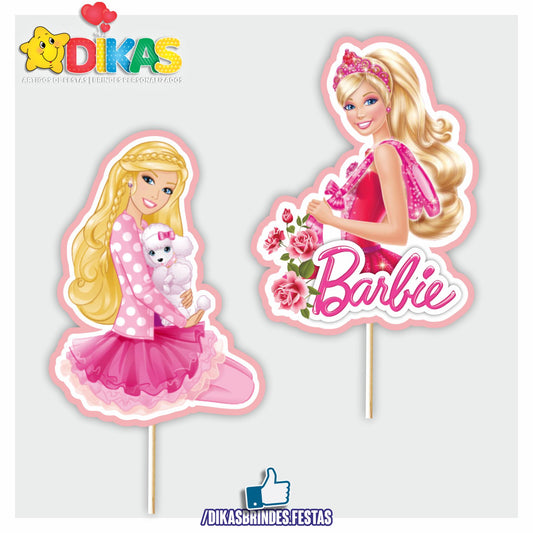 FIGURAS DECORATIVAS PARA BOLO - BARBIE