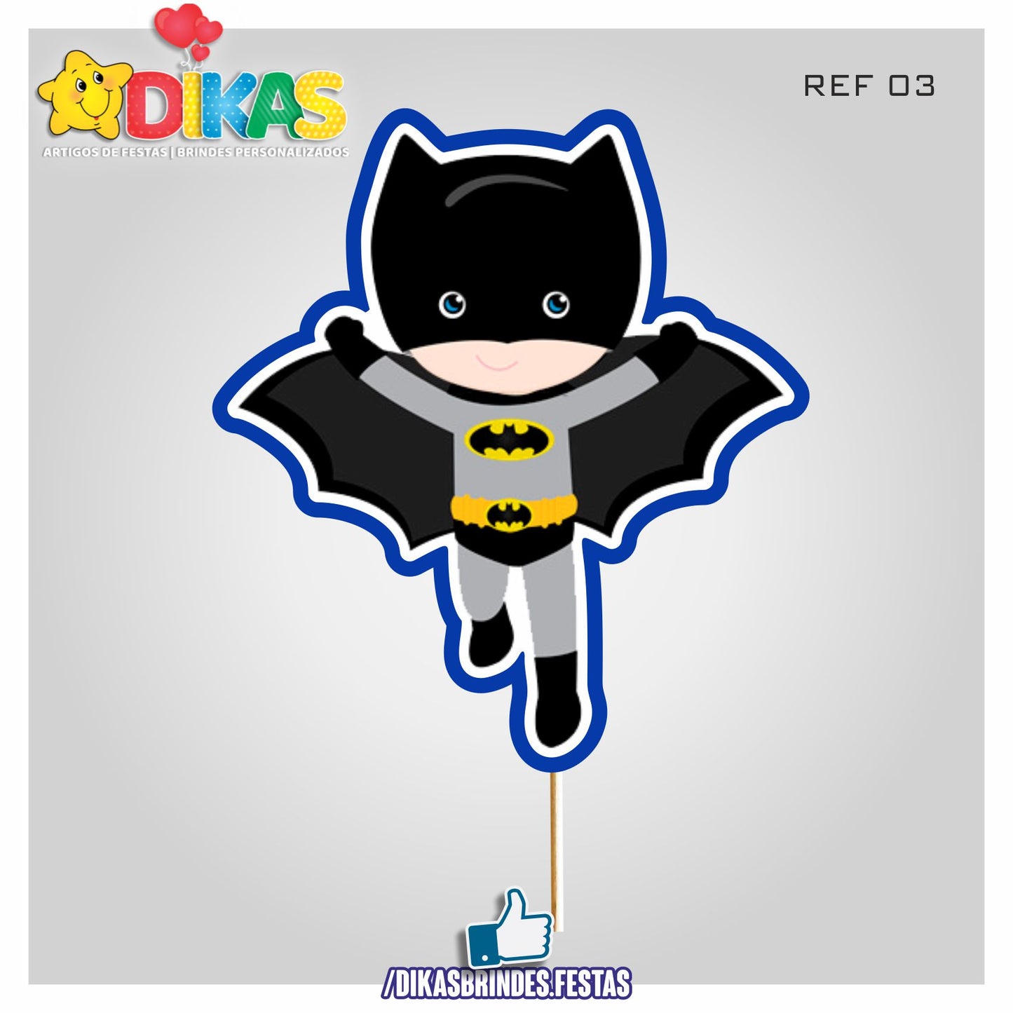 FIGURAS DECORATIVAS PARA BOLO - BATMAN