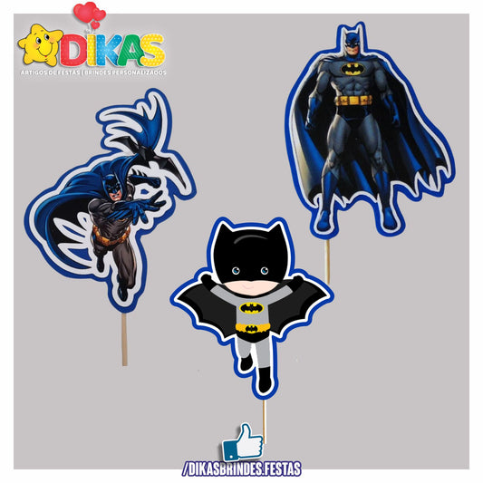 FIGURAS DECORATIVAS PARA BOLO - BATMAN