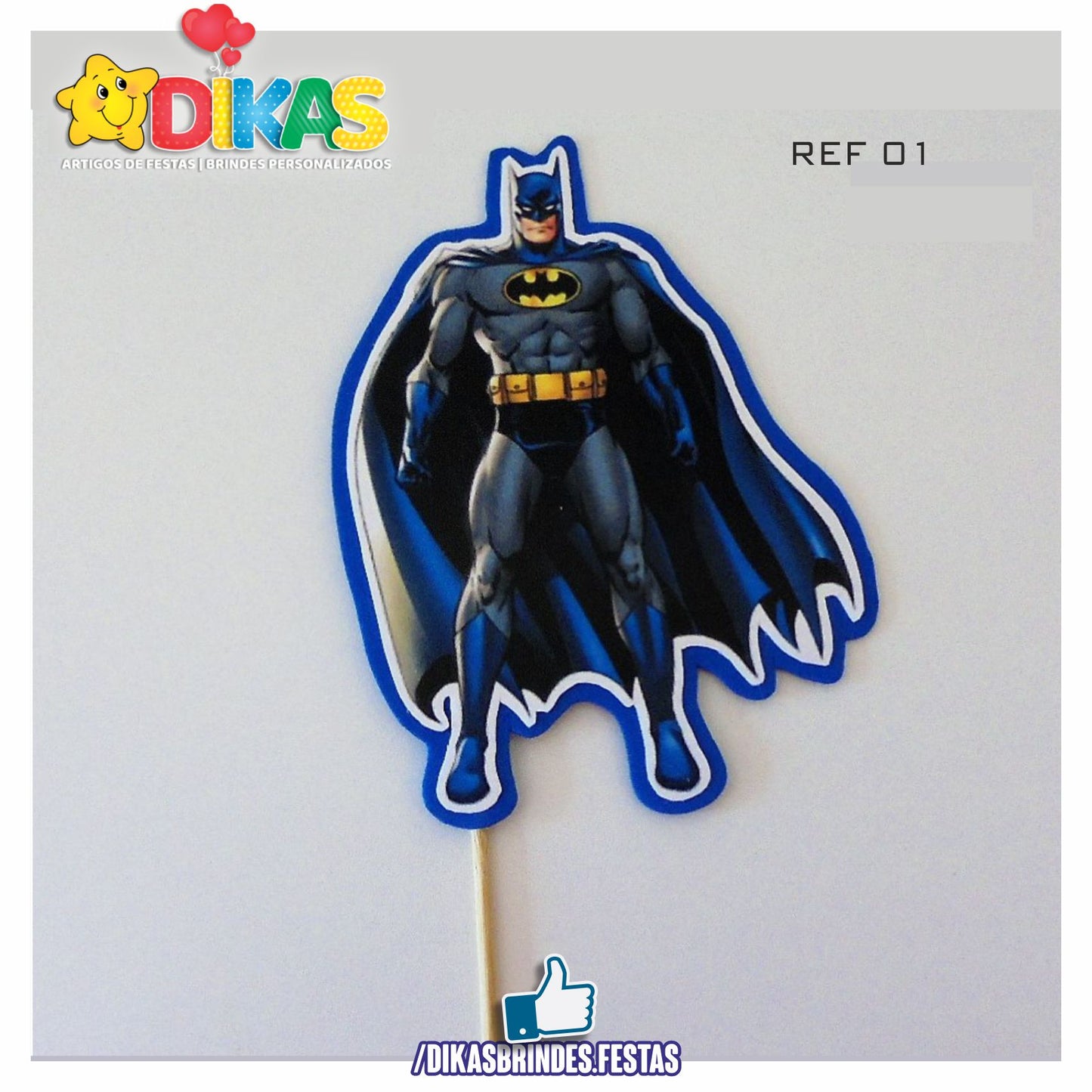 FIGURAS DECORATIVAS PARA BOLO - BATMAN