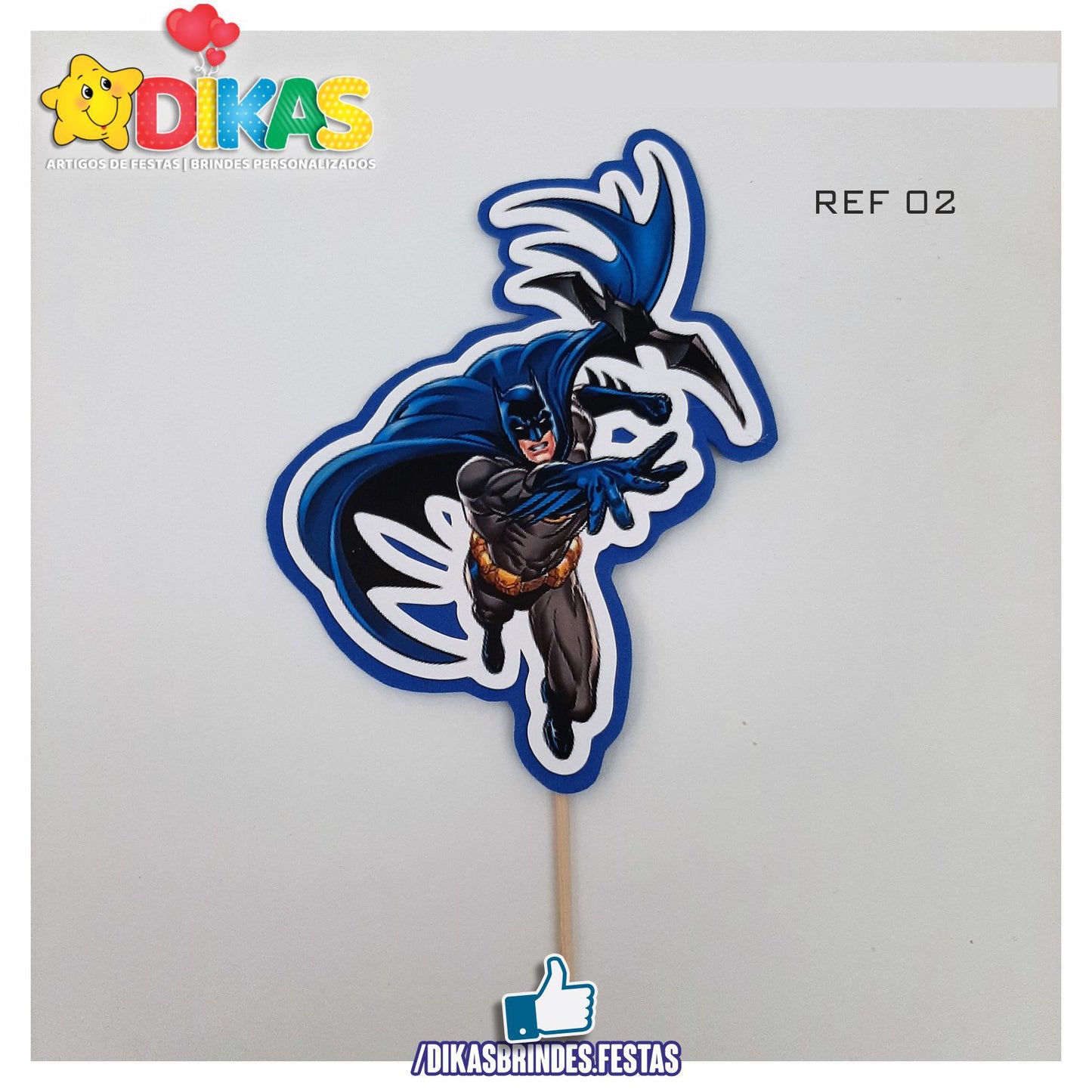 FIGURAS DECORATIVAS PARA BOLO - BATMAN