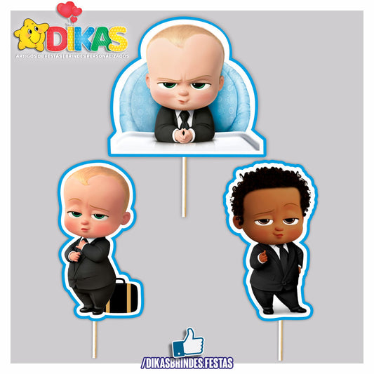 FIGURAS DECORATIVAS PARA BOLO - BOSS BABY