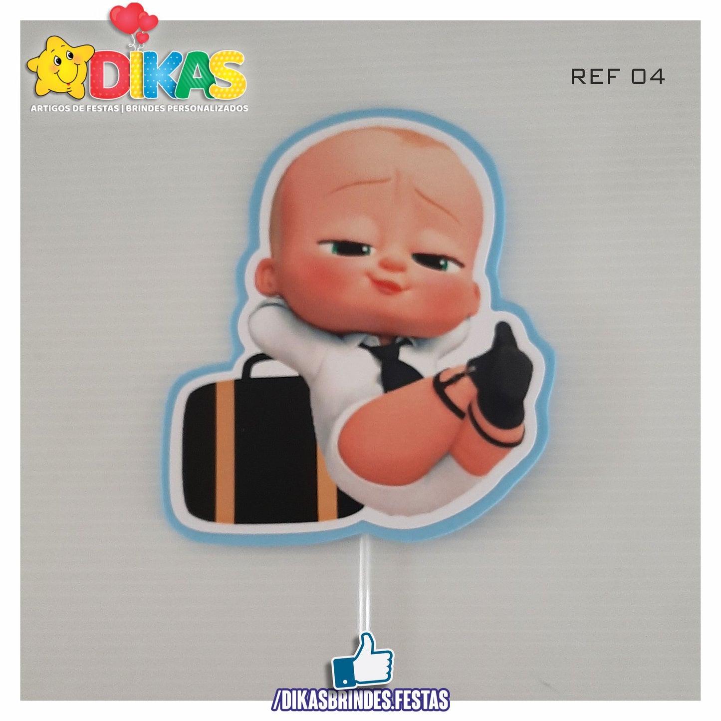 FIGURAS DECORATIVAS PARA BOLO - BOSS BABY