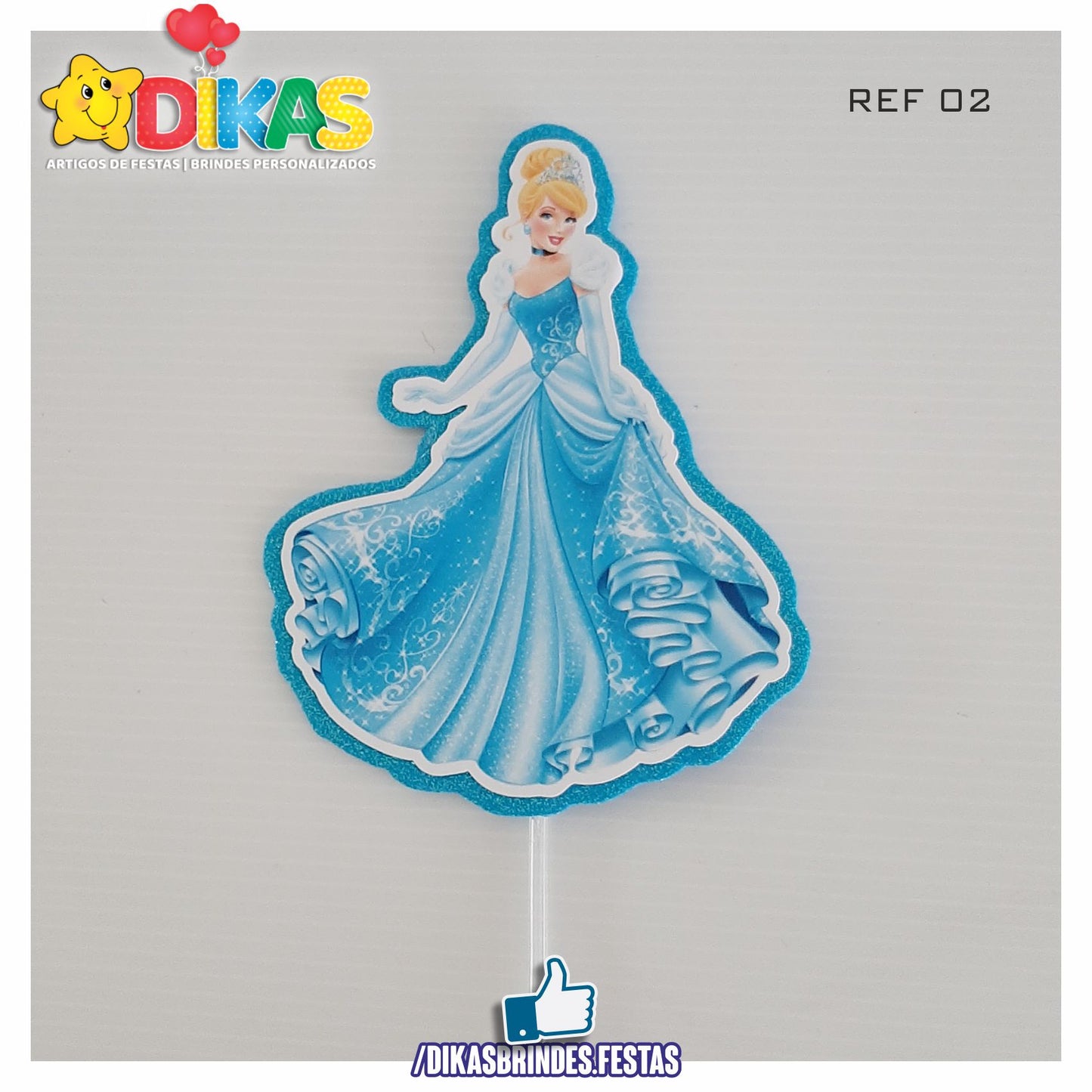 FIGURAS DECORATIVAS PARA BOLO - CINDERELA