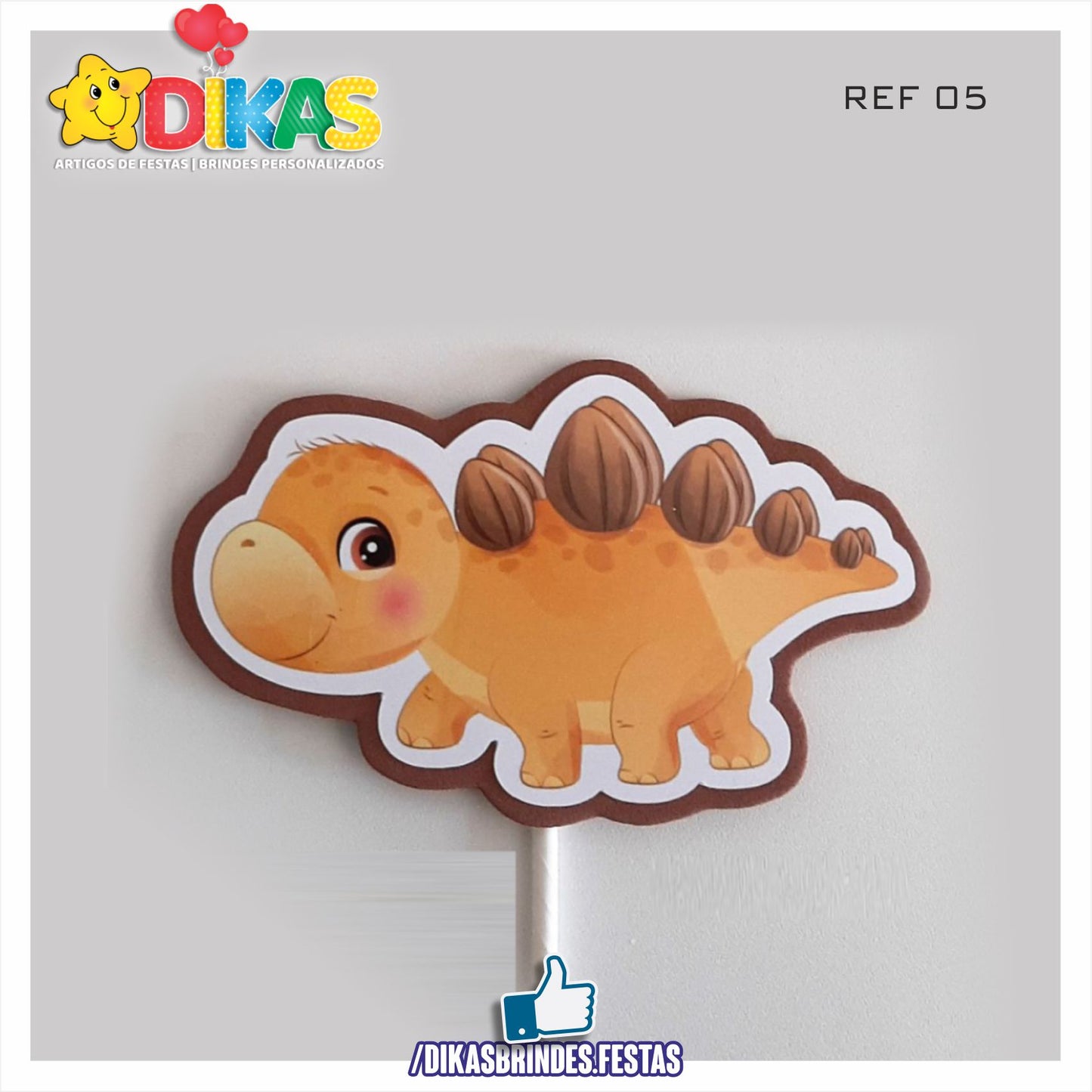 FIGURAS DECORATIVAS PARA BOLO - DINOSSAUROS