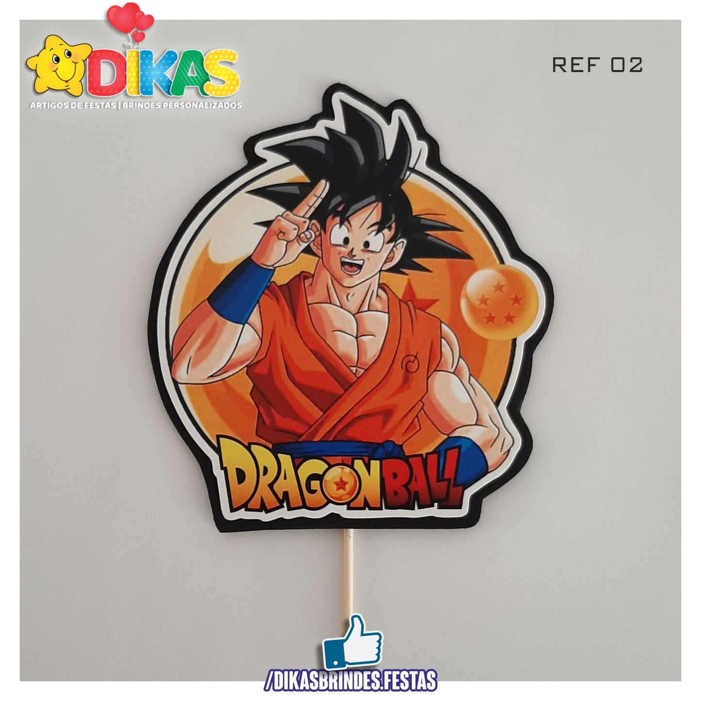FIGURAS DECORATIVAS PARA BOLO - DRAGON BALL