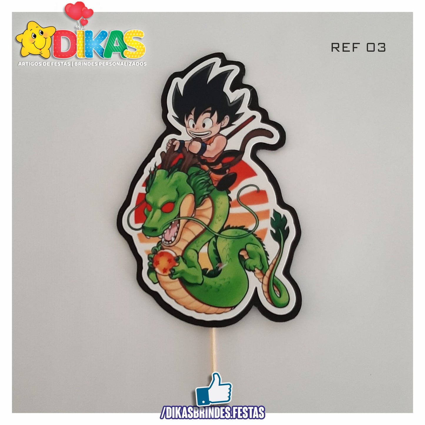 FIGURAS DECORATIVAS PARA BOLO - DRAGON BALL
