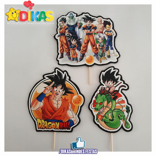 FIGURAS DECORATIVAS PARA BOLO - DRAGON BALL