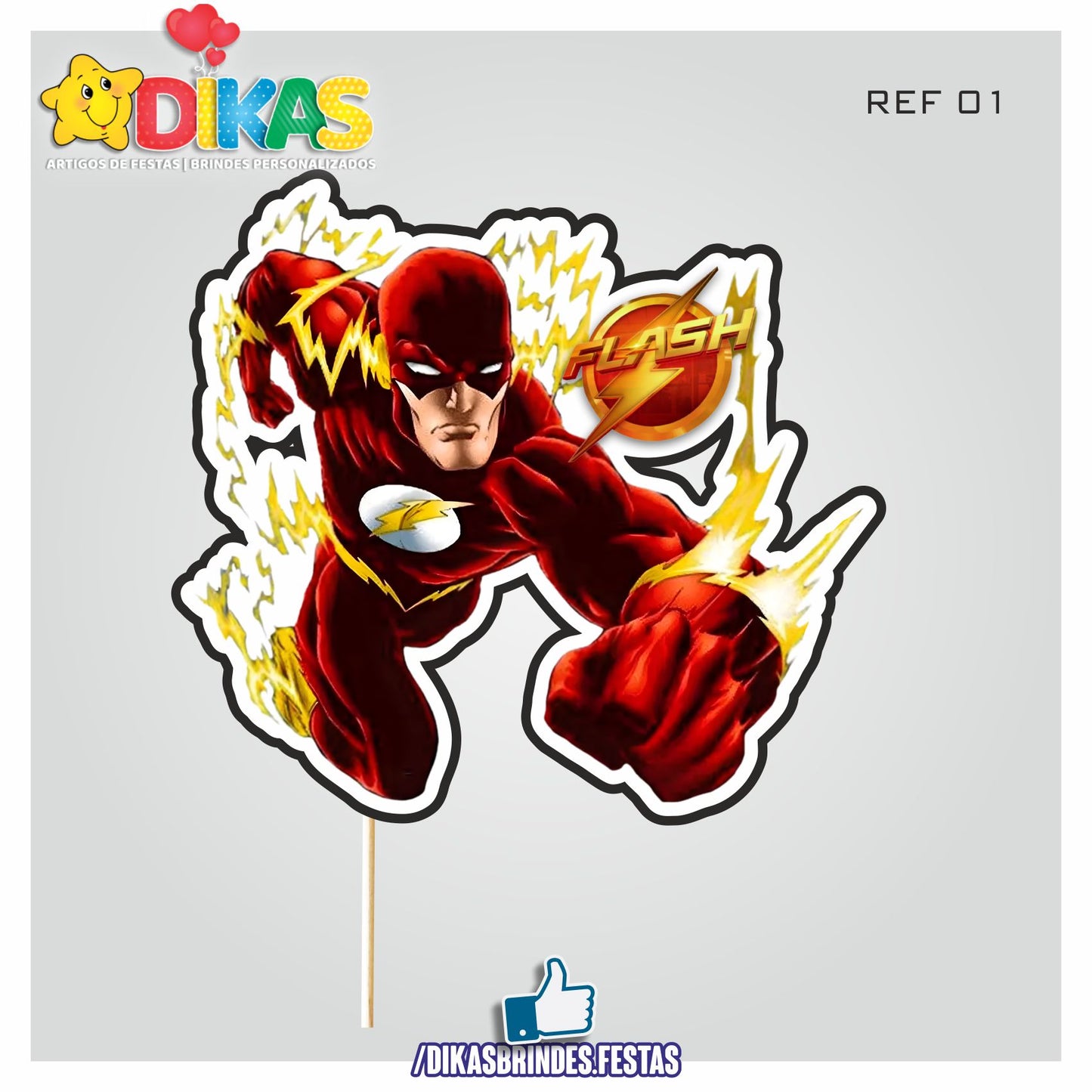 FIGURAS DECORATIVAS PARA BOLO - THE FLASH