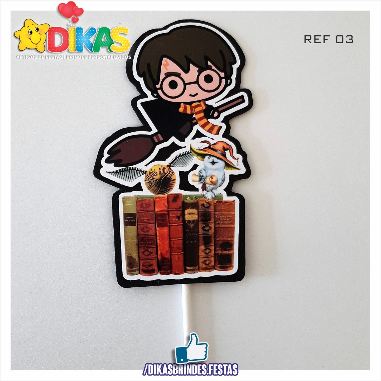 FIGURAS DECORATIVAS PARA BOLO - HARRY POTTER