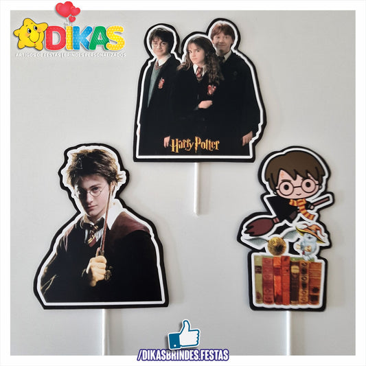 FIGURAS DECORATIVAS PARA BOLO - HARRY POTTER