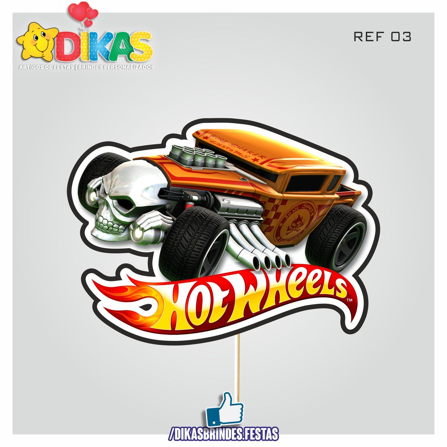 FIGURAS DECORATIVAS PARA BOLO - HOTWHEELS