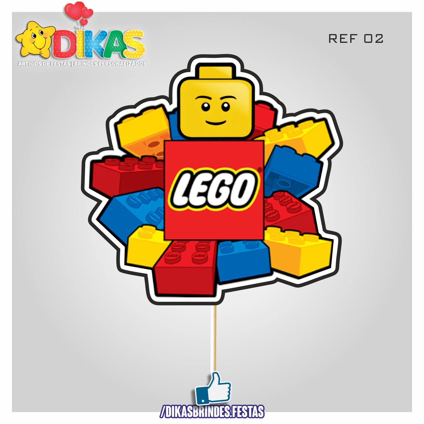 FIGURAS DECORATIVAS PARA BOLO - LEGO