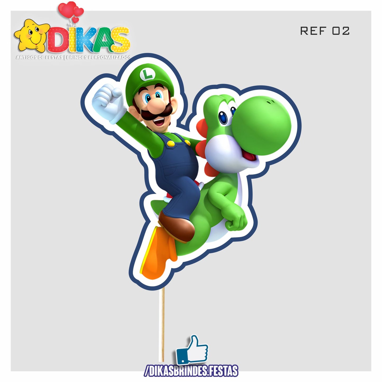FIGURAS DECORATIVAS PARA BOLO - MARIO BROS