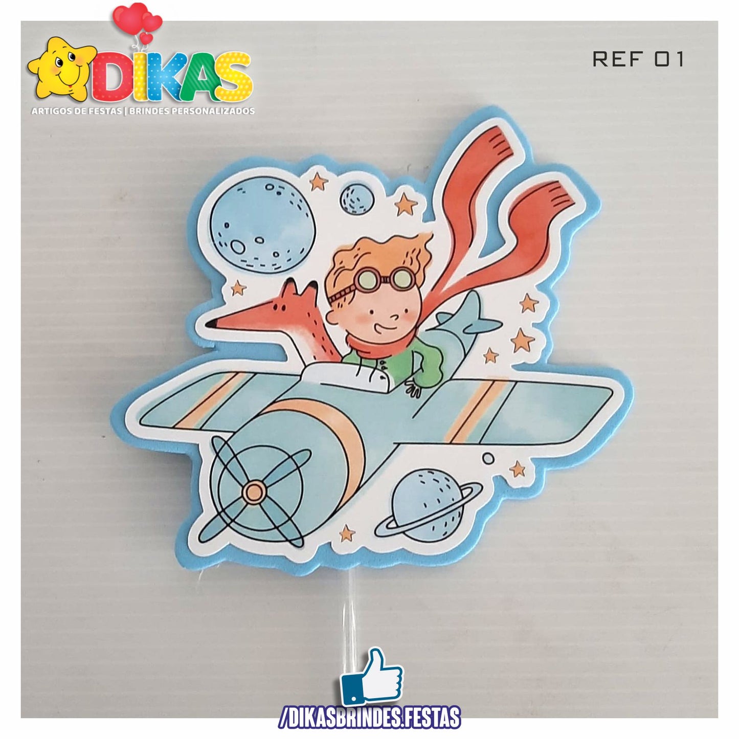 FIGURAS DECORATIVAS PARA BOLO - PEQUENO PRÍNCIPE
