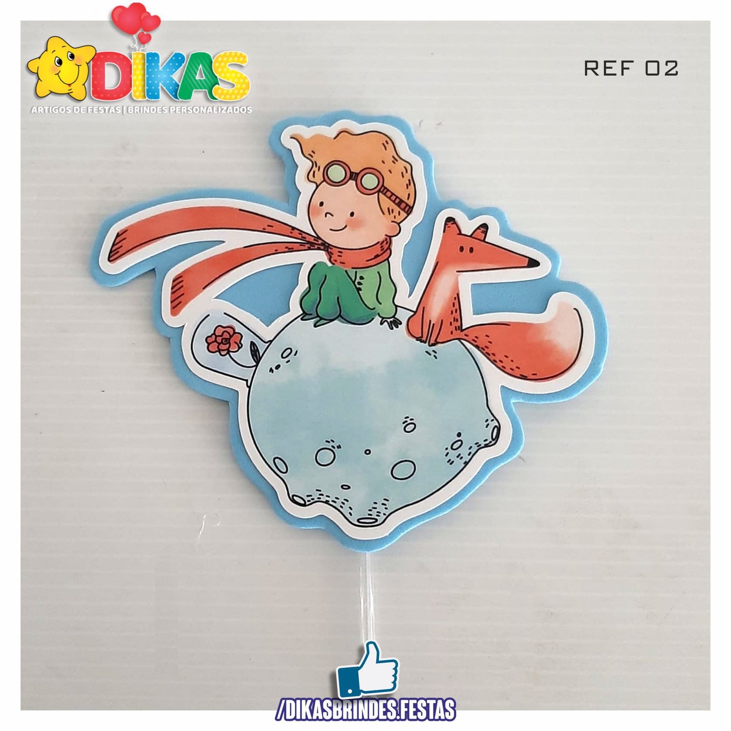 FIGURAS DECORATIVAS PARA BOLO - PEQUENO PRÍNCIPE