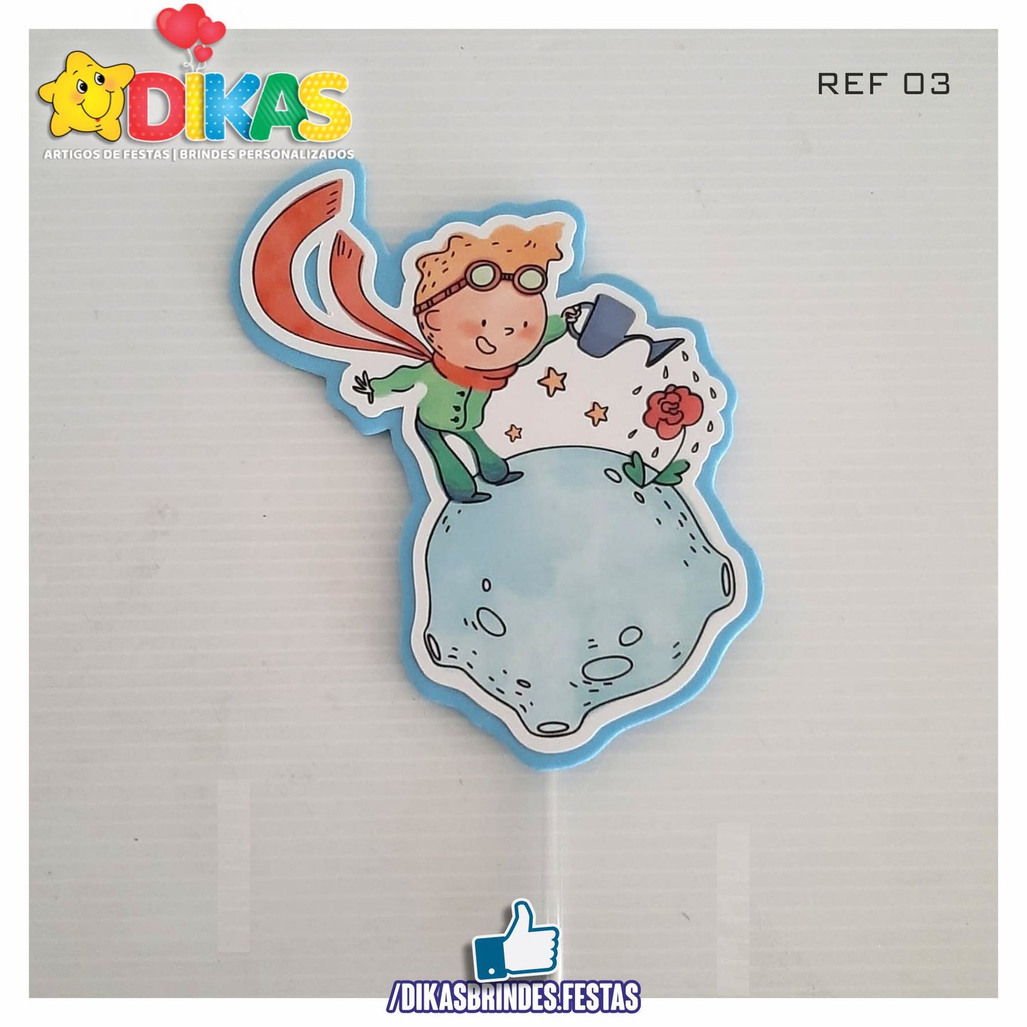 FIGURAS DECORATIVAS PARA BOLO - PEQUENO PRÍNCIPE