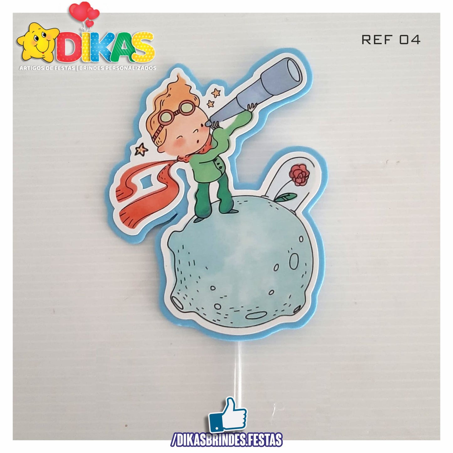 FIGURAS DECORATIVAS PARA BOLO - PEQUENO PRÍNCIPE