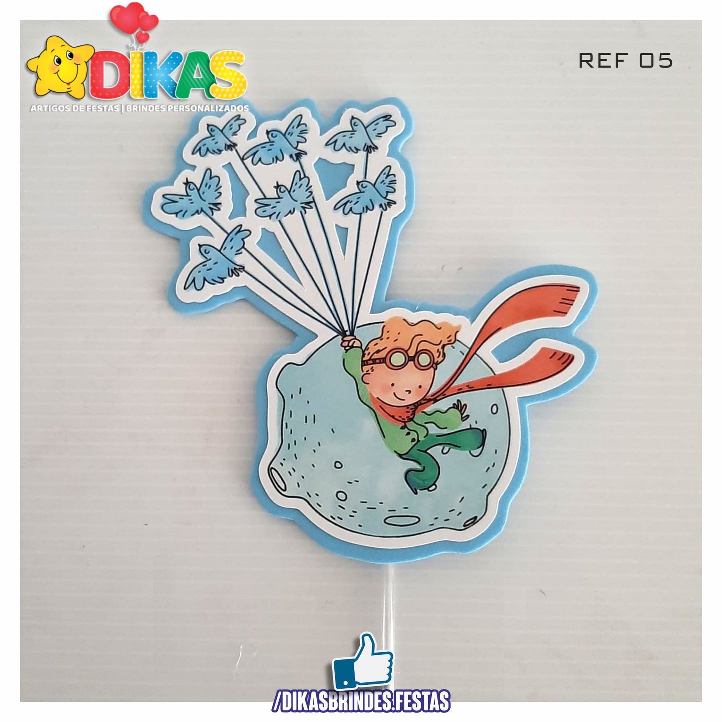 FIGURAS DECORATIVAS PARA BOLO - PEQUENO PRÍNCIPE