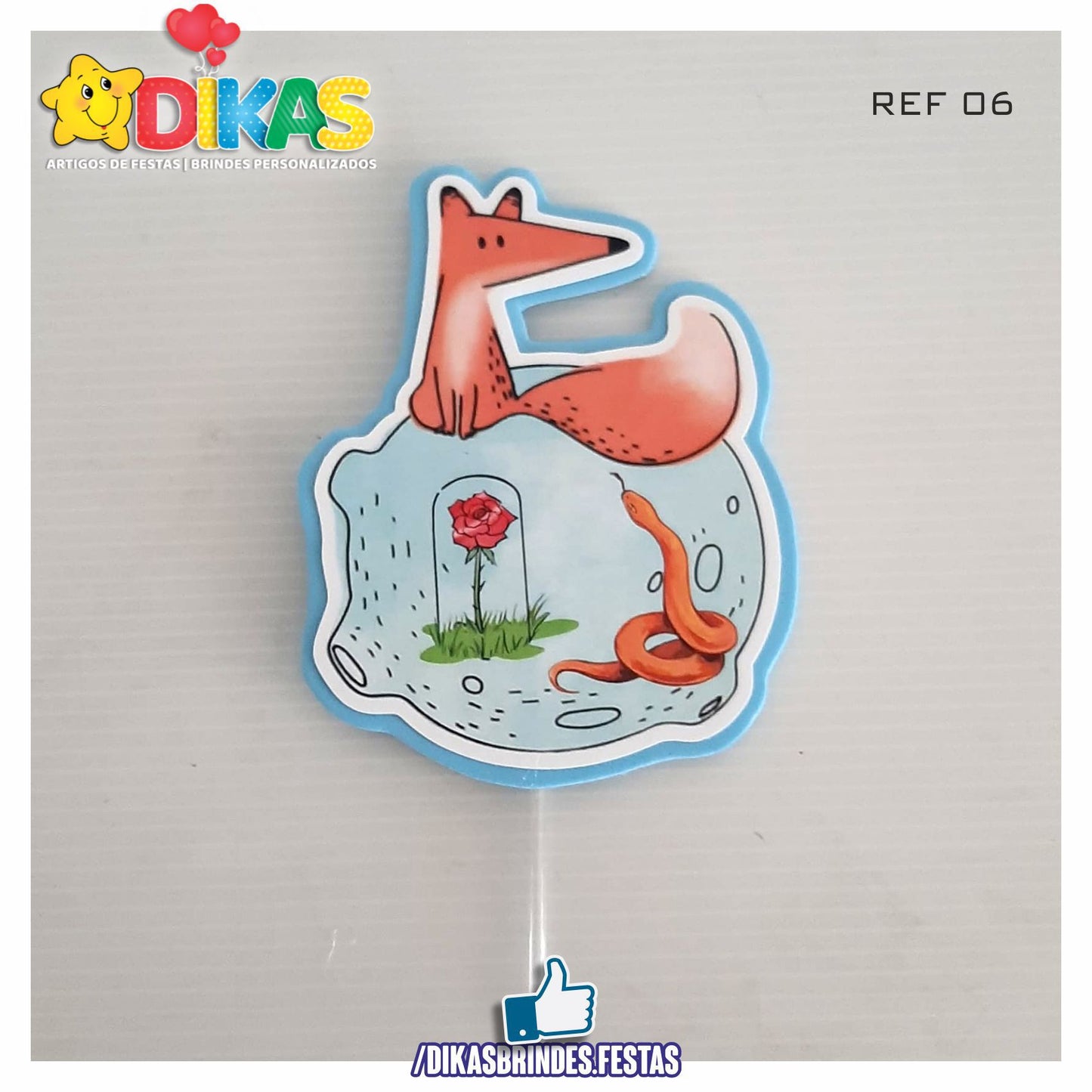 FIGURAS DECORATIVAS PARA BOLO - PEQUENO PRÍNCIPE