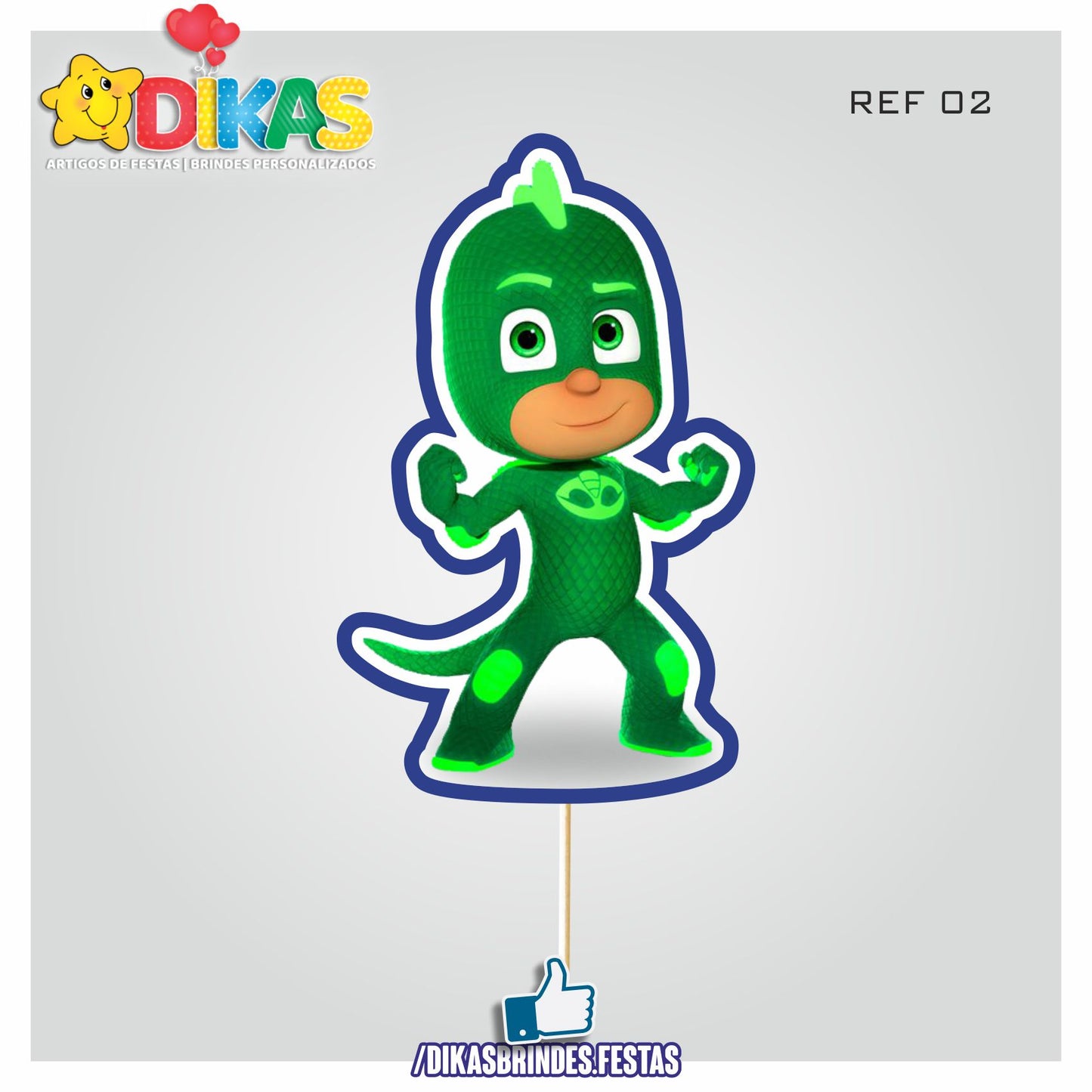FIGURAS DECORATIVAS PARA BOLO - PJMASKS