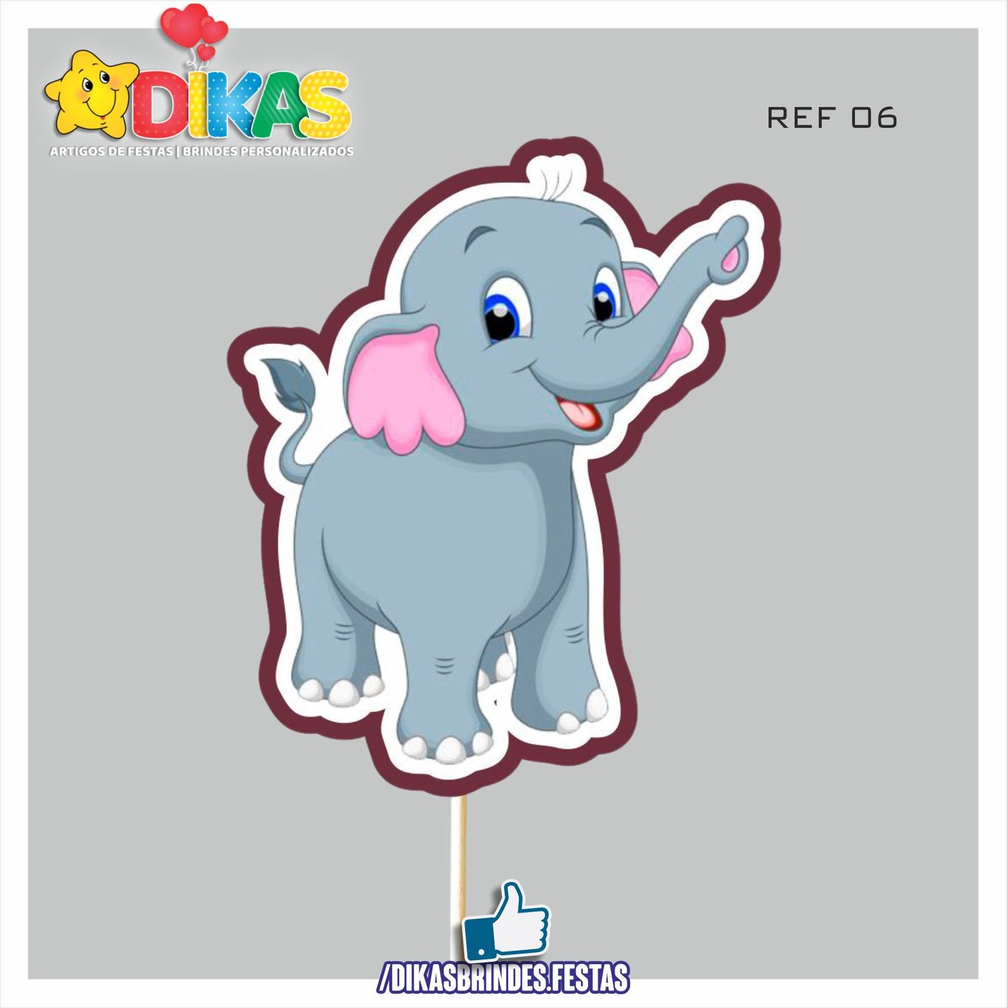 FIGURAS DECORATIVAS PARA BOLO - ANIMAIS DA SELVA