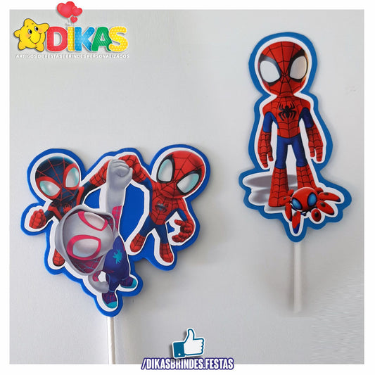 FIGURAS DECORATIVAS PARA BOLO - SPIDEY