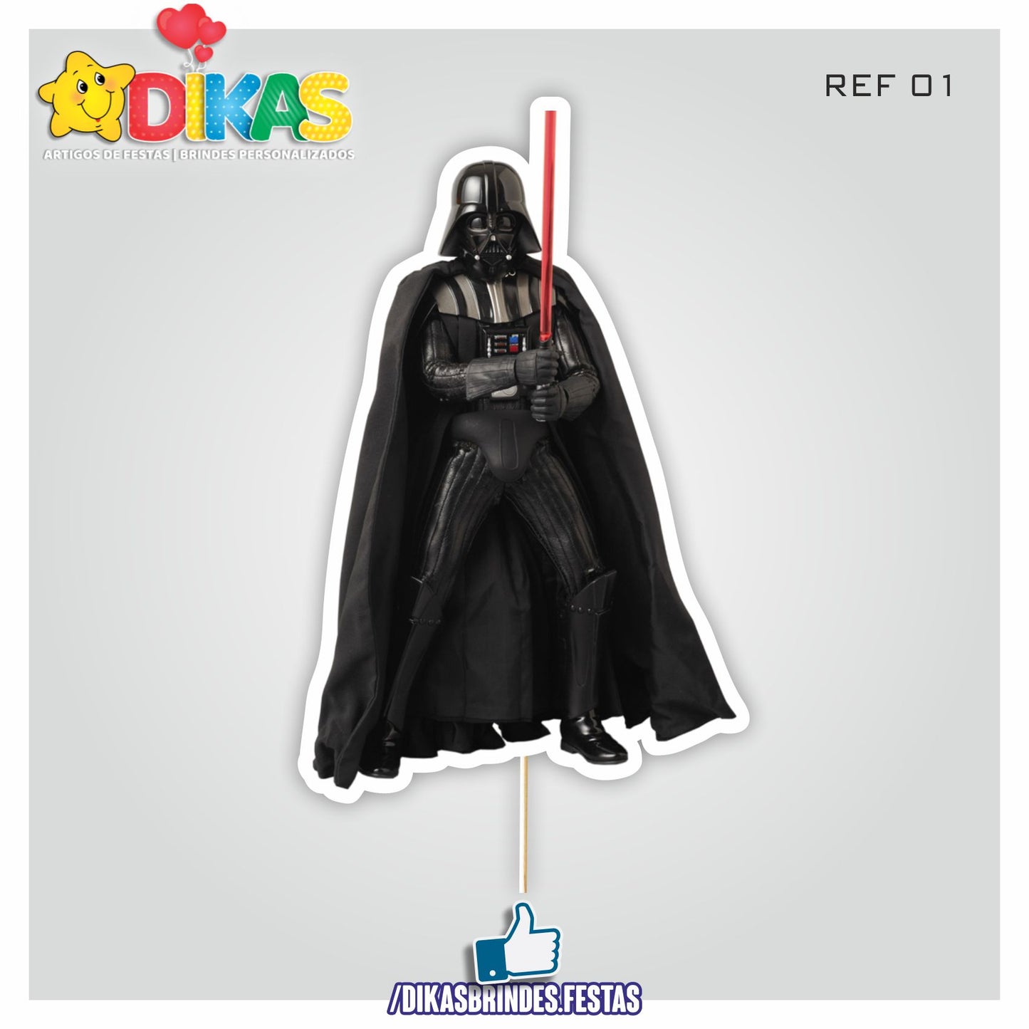 FIGURAS DECORATIVAS PARA BOLO - STAR WARS