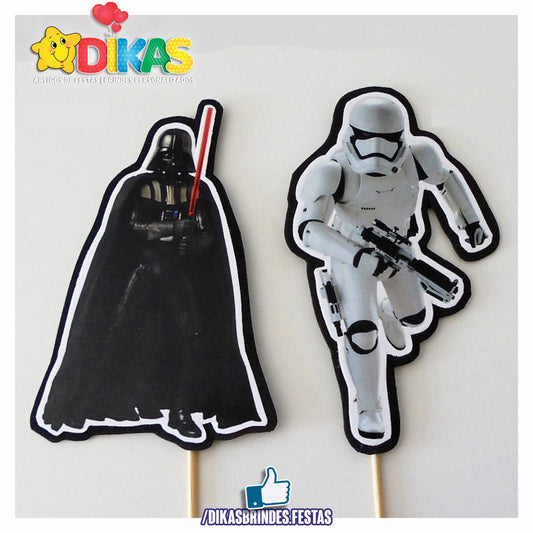 FIGURAS DECORATIVAS PARA BOLO - STAR WARS