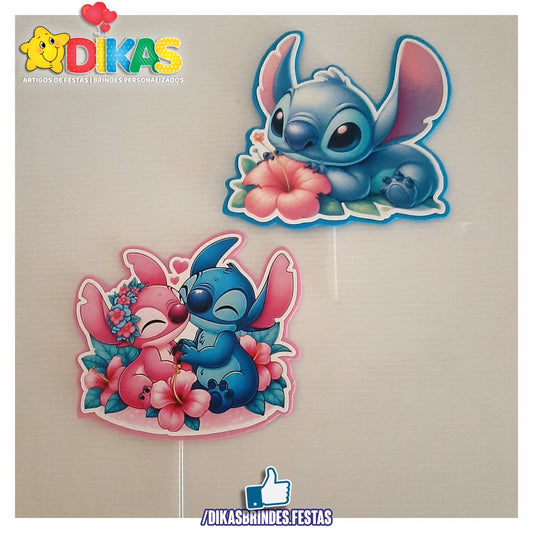 FIGURAS DECORATIVAS PARA BOLO - STITCH