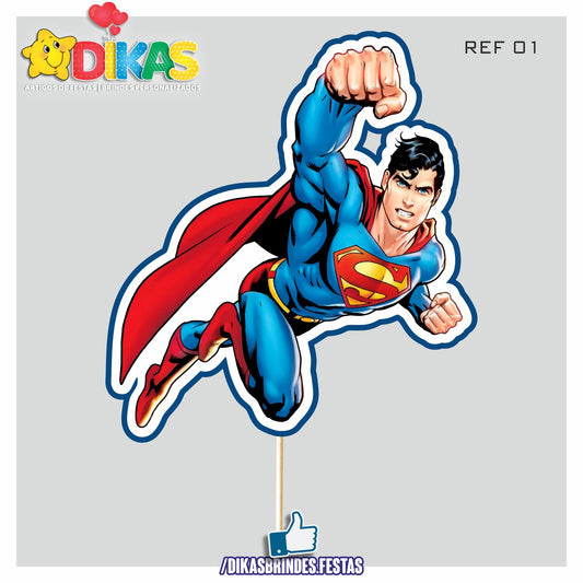 FIGURAS DECORATIVAS PARA BOLO - SUPER HOMEM