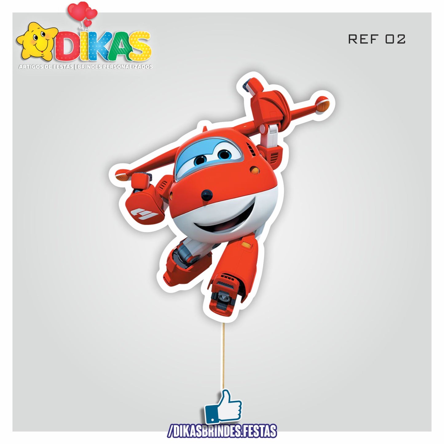 FIGURAS DECORATIVAS PARA BOLO - SUPER WINGS